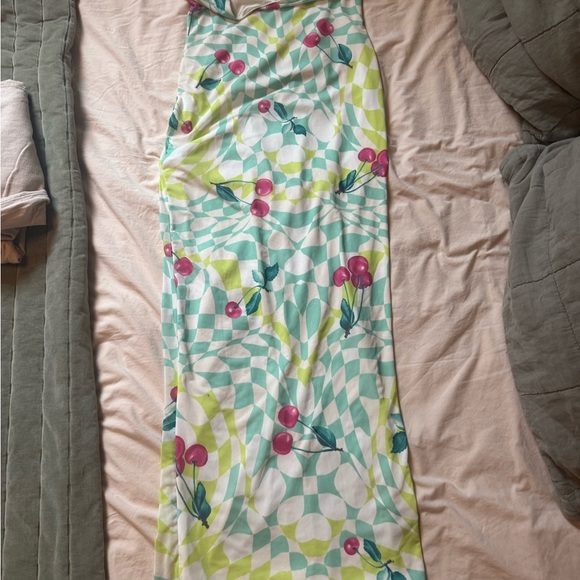 AFRM Dresses & Skirts - Cherry and checkers Maxi Dress